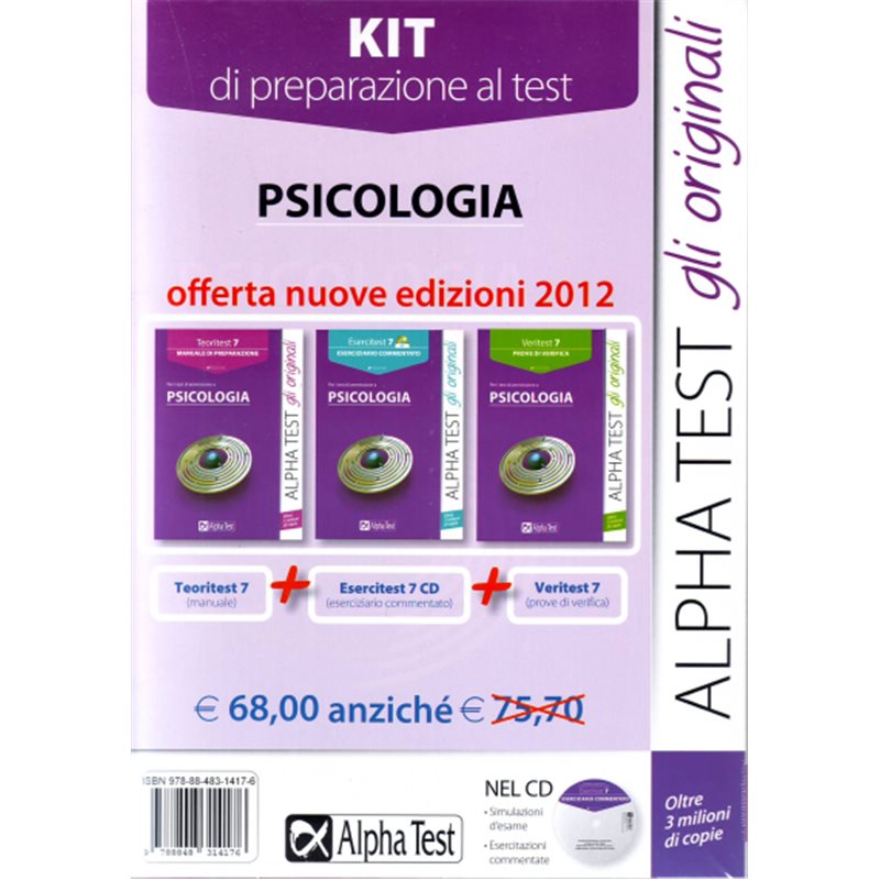 Kit di preparazione per i test di Psicologia - Offerta nuove edizioni 2012